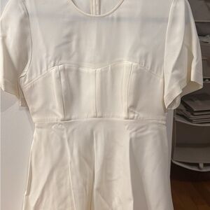 Proenza Schouler Elegant Cream Tunic Blouse